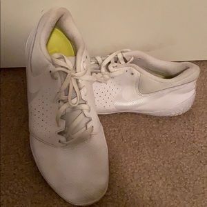 White nike cheer shoes